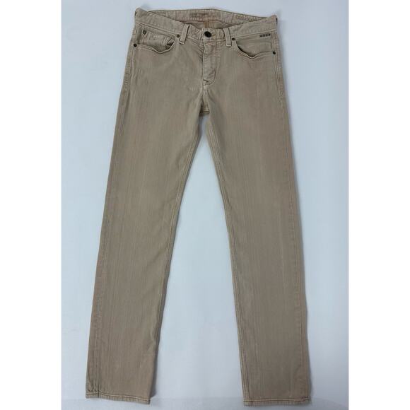 Guess Jeans Size 32 x 34 Lincoln Slim Straight Jeans In Bombay Brown Hipster - Picture 1 of 15
